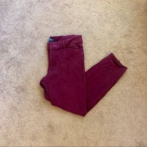 Burgundy Pixie Pants